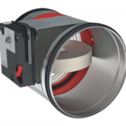 Кръгла противопожарна клапа CR2+CFTH